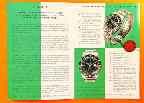 rolex vintage salesman quick facts booklet